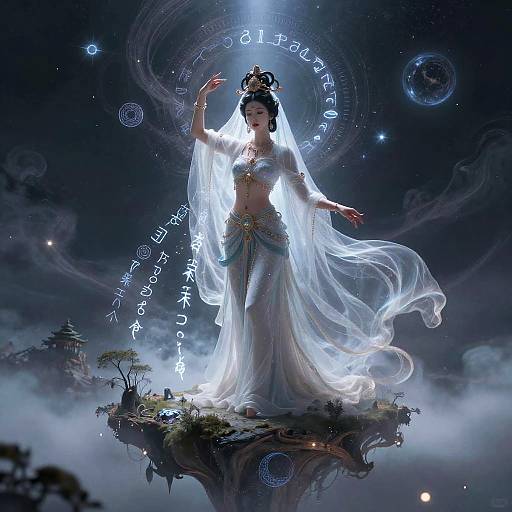 Nuwa Creating the Cosmic Veil