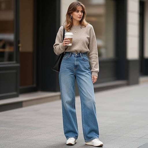 Casual Urban Style with Coffee