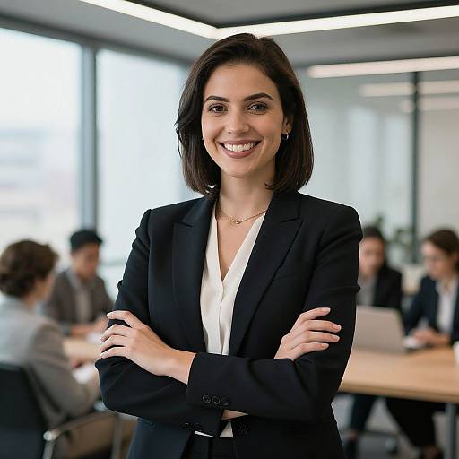 Confident Businesswoman in Modern Office