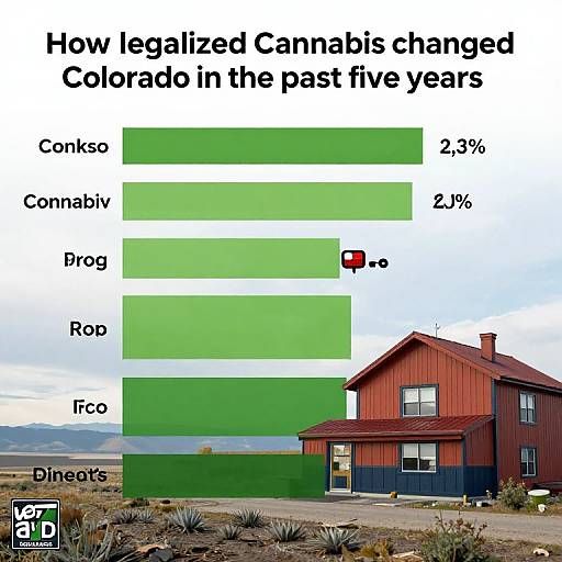 Infographic showing color change of a red house over 5 years, with green bars indicating color changes: 2.5% combo, 2