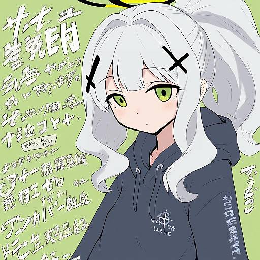 Illustration of Hare (blue archive), blue archive in the style of Imazon