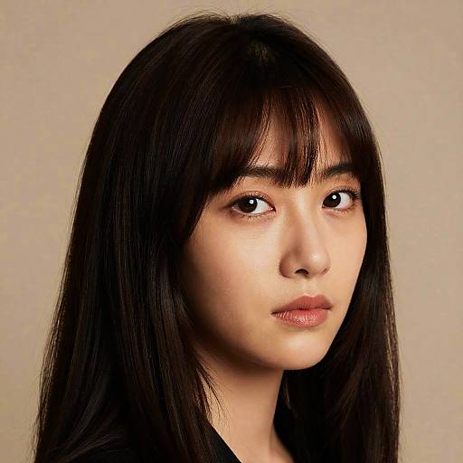 Portrait of a Woman with Intense Gaze