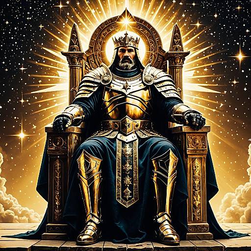 Emperor of Mankind in Divine Radiant Armor