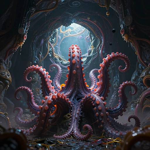 Slime Tentacles from Magical Portal