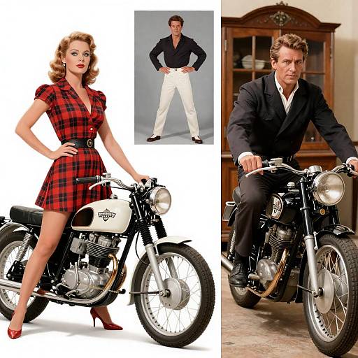 Vintage Evel Knievel Poster Collage