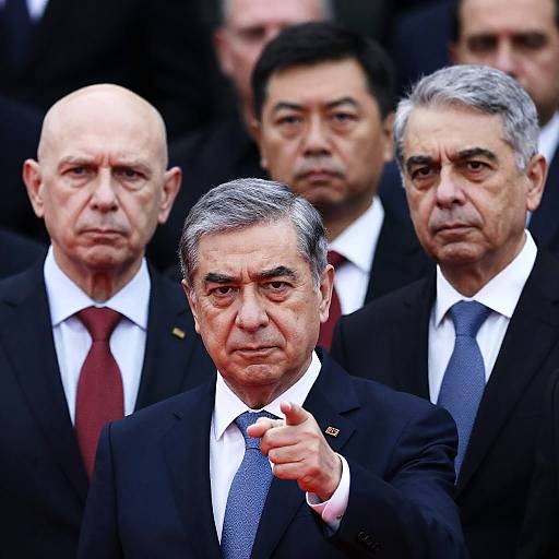 Formal Portrait of Four Older Men