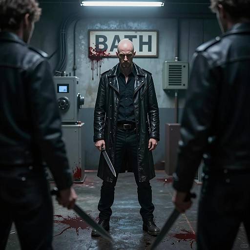 Intriguing Scene of Industrial Suspense