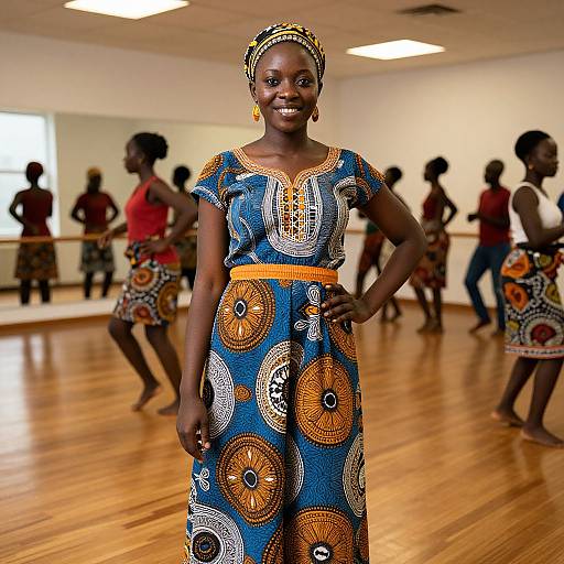 African Woman Founder of Dance Studio