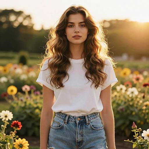 Wavy Blowout in Flower Garden