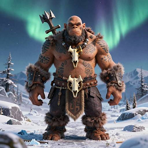 ZBrush Sculpt: Icebound Tribal Ogre
