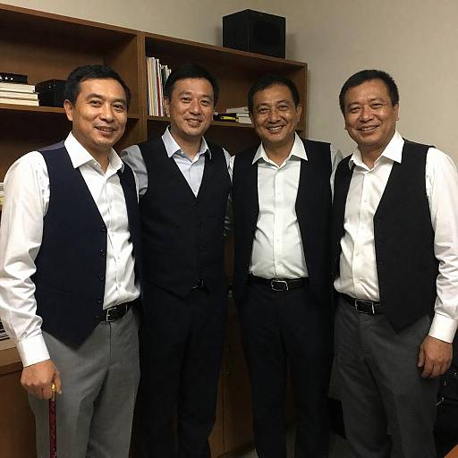 Casual Gathering of Friends in Dim Light