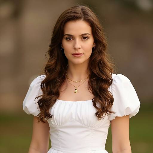 Realistic Woman in Goldilocks Costume