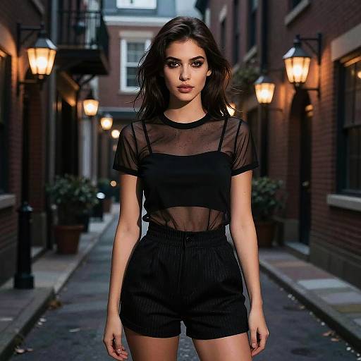 Streetwear Woman on Eerie Ghost Tour