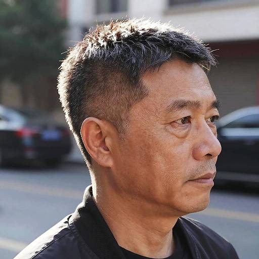 Confident Middle-Aged Neat Crew Cut