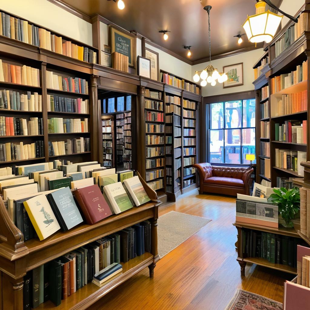 Charming Bookstore in Historic District