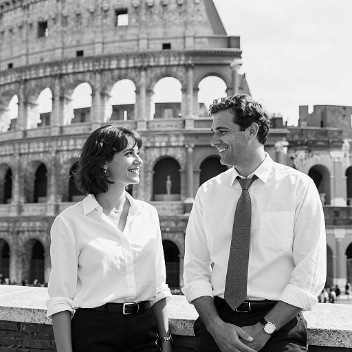 Romantic Moments in the Colosseum
