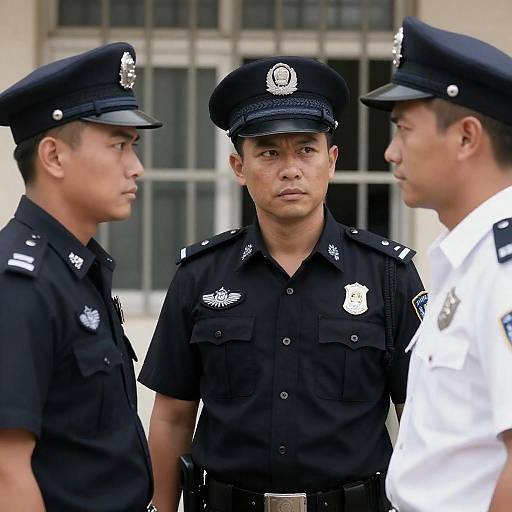 Intense Standoff with Police Officers