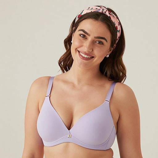 Smiling Woman in Floral Headband