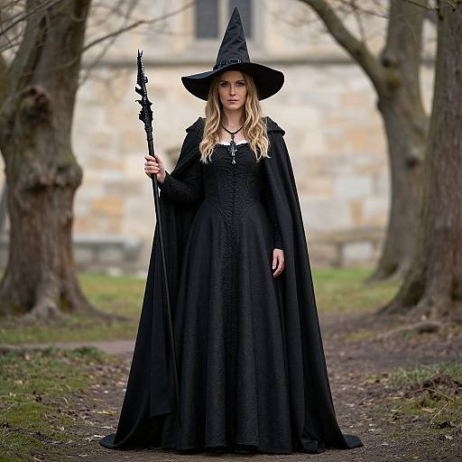Medieval Witch Woman Costume