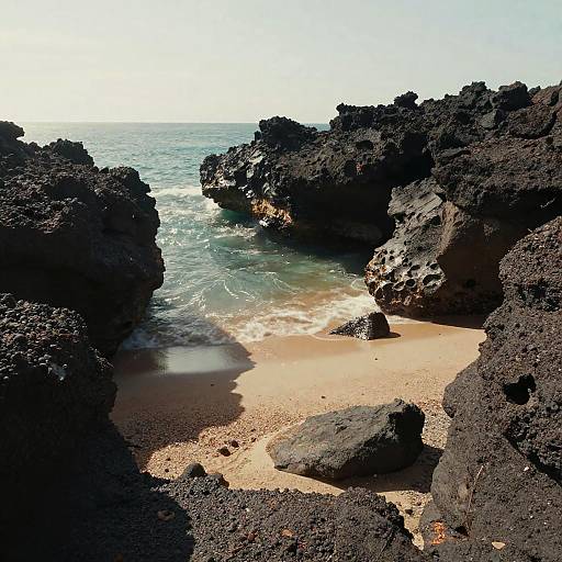 Surreal Secluded Lava Cove