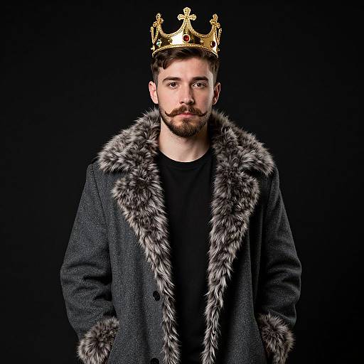 Regal King of Clubs Portrait