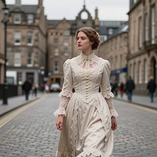 Victorian Scottish Lady in Edinburgh
