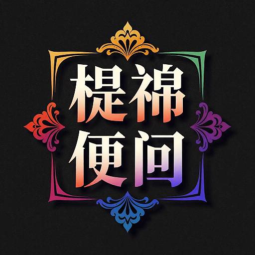 Intricate Ambigram Calligraphy Design