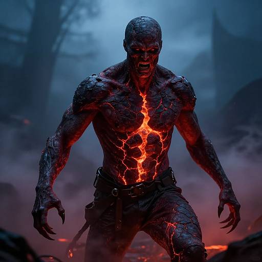 Demon Transformation at Twilight