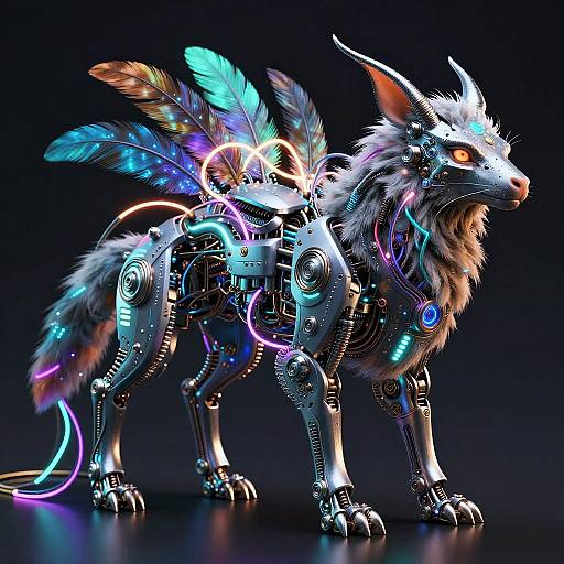 Futuristic AI Animal Hybrid Generator