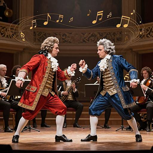 Epic Mozart vs Beethoven Musical Duel