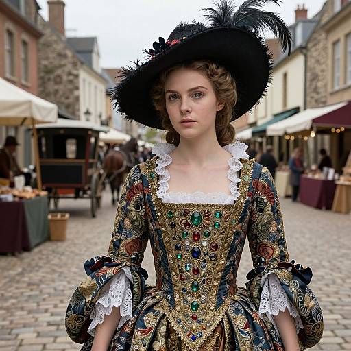 Hyperrealistic 1640s Investigator Portrait