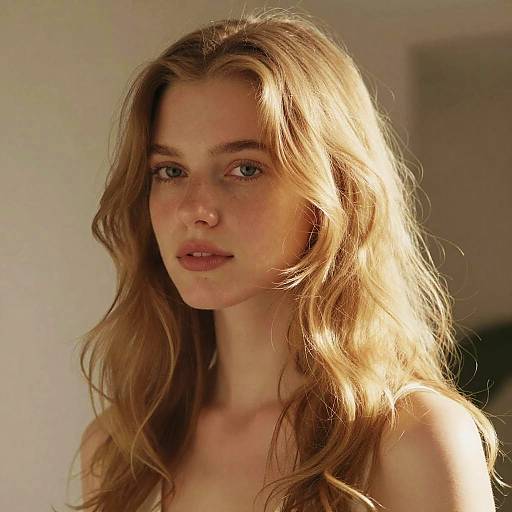 Soft Waves in Golden Sunlight