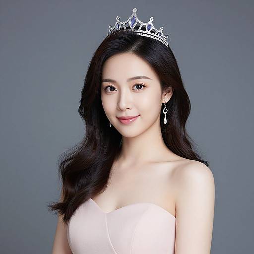 Realistic Portrait of Birthday Girl