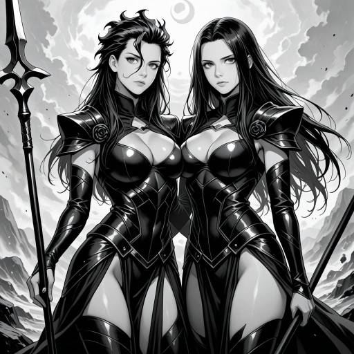 Genderswap Fantasy Scene with Multiple Girls