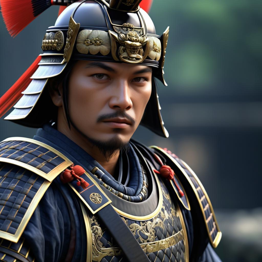 Ultra-Detailed Samurai Warrior in 4K