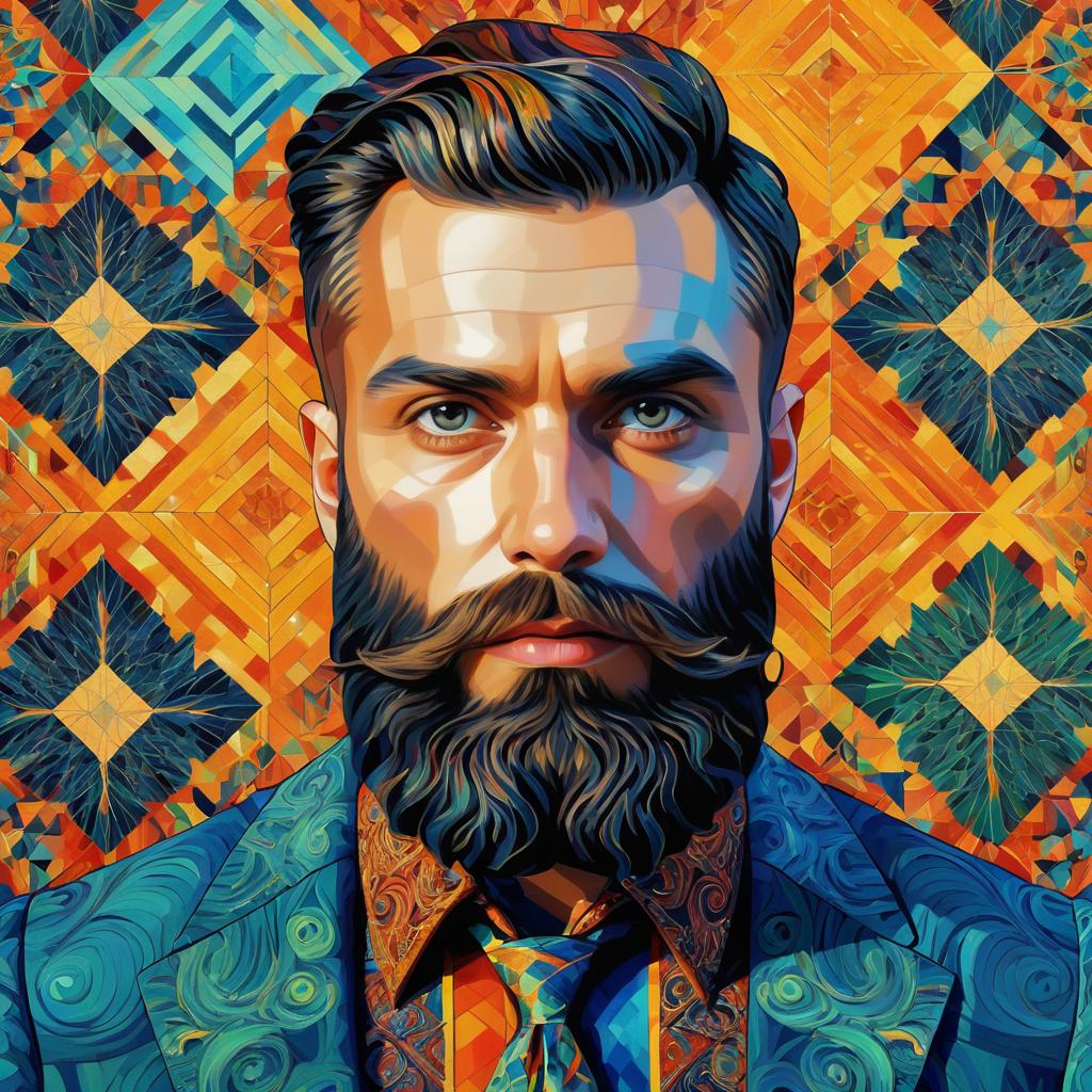 Contemporary Renaissance Bearded Portrait