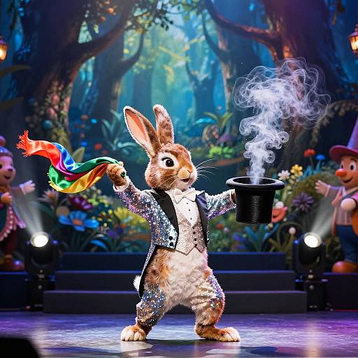 Magician Bunny's Enchanted Magic Show