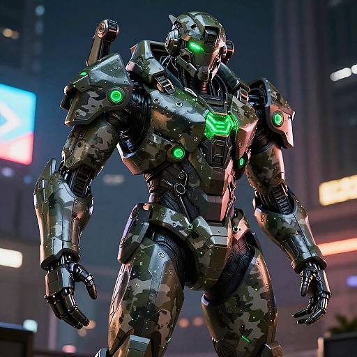 Futuristic Juggernaut Urban Combat Armor