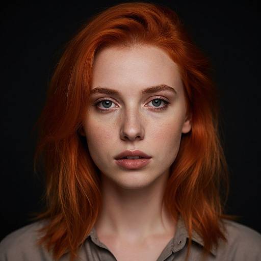 High-Quality ASCII Portrait of Woman