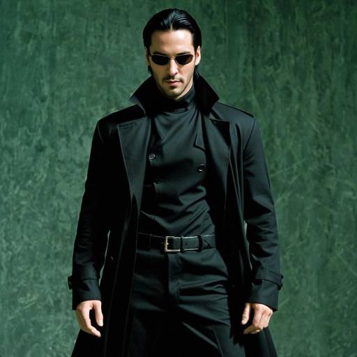 Cosplay of Neo from The Matrix Reloaded