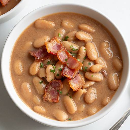 Homemade Bean and Bacon Soup