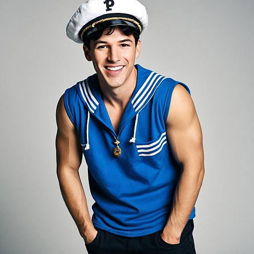 Realistic Popeye Costume for Boys