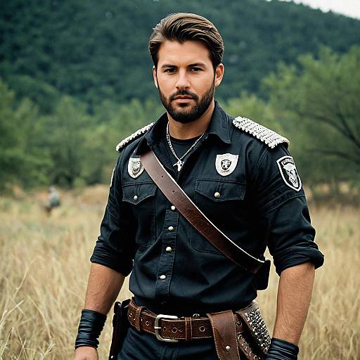 Realistic Raider Outfit for Male Character