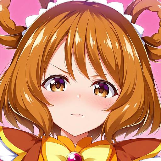 Illustration of Hanamichi ran, delicious party precure in the style of Kuragari