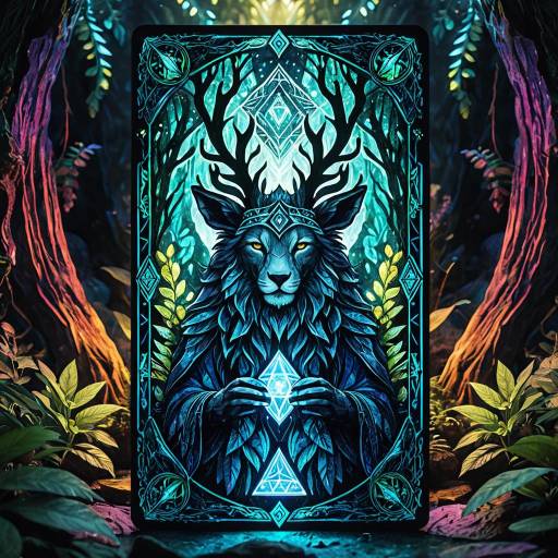 Ancient Forest Spirit Tarot Card