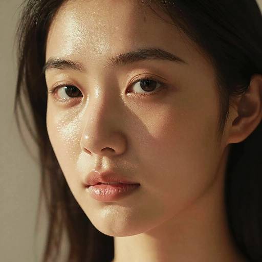 Glowing Young Woman Portrait