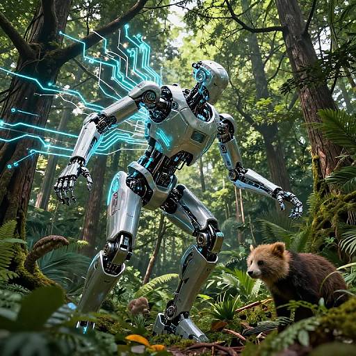 Futuristic Tech Meets Ancient Nature