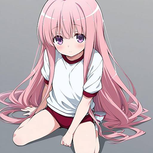 Illustration of Hakamada hinata, rou-kyuu-bu! in the style of 10mo