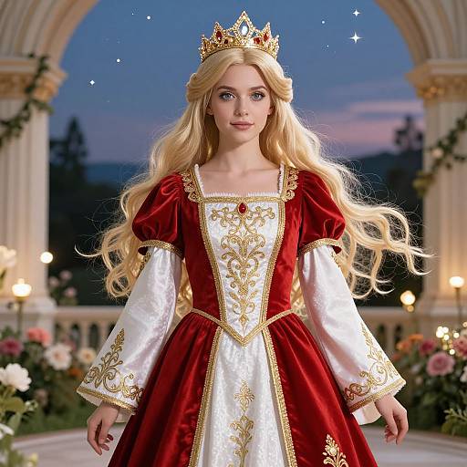Regal Fairy Tale Princess Portrait