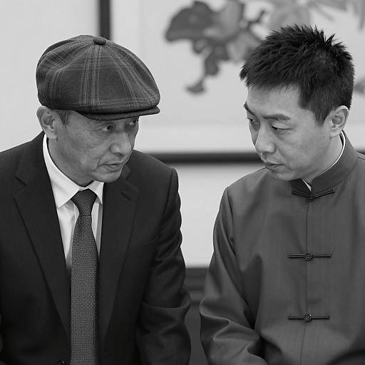 Intense Dialogue in Monochrome